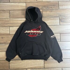 VTG Johnny Blaze NYC Pullover Hoodie Sweatshirt Method Man Wu Tang Mens XL